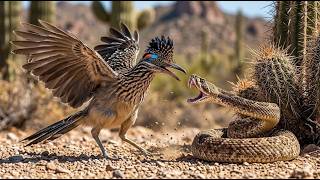 The Fearless Greater Roadrunner: Desert Survival Dynamic Lizards And Snakes Desert Survival Experts Happylearningeng