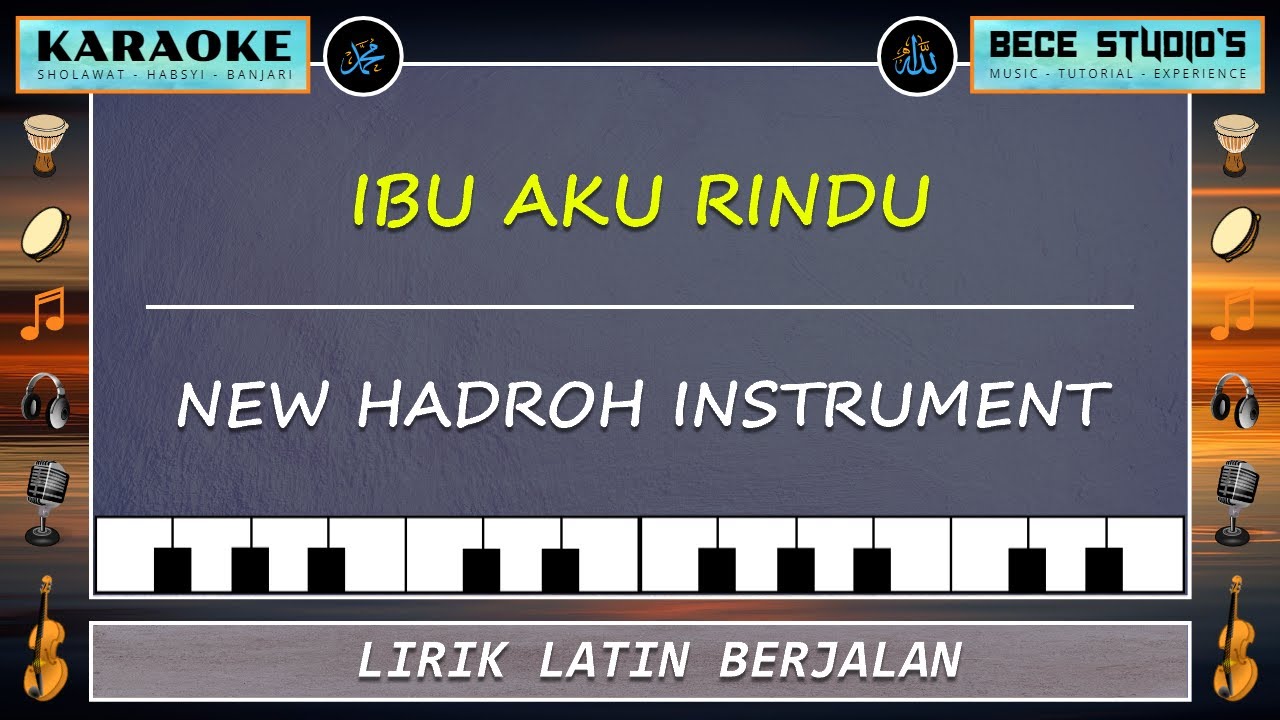 Karaoke || Ibu Aku Rindu Full Lirik - YouTube