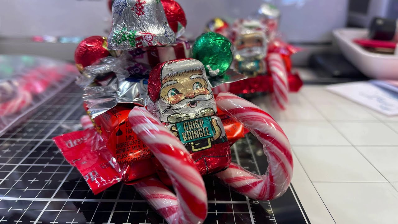 Making a Candy Sleigh