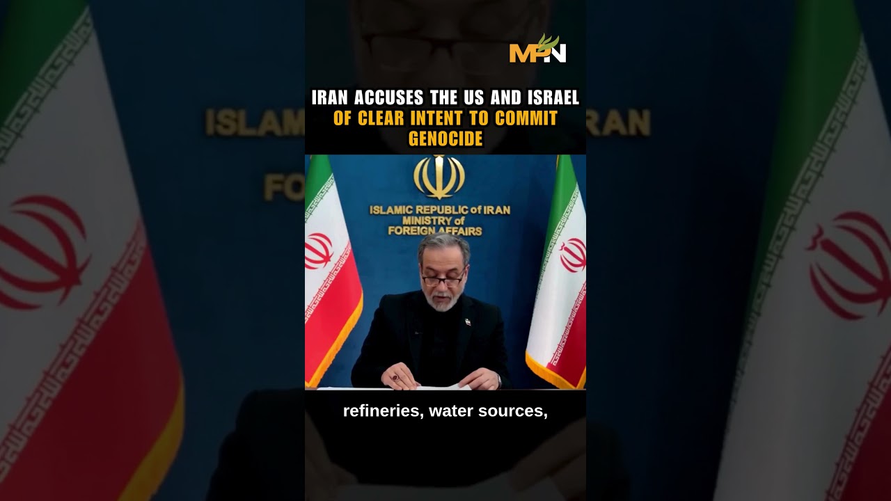 Iran Accuses The US & Israel Of Intent To Commit Genocide #iranwar #israel #ww3