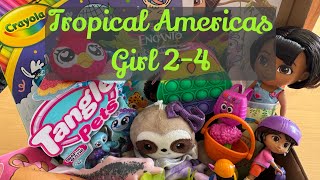 OCC Shoebox Unboxing Girl 2-4 / Tropical Americas 🦜🦥🦙