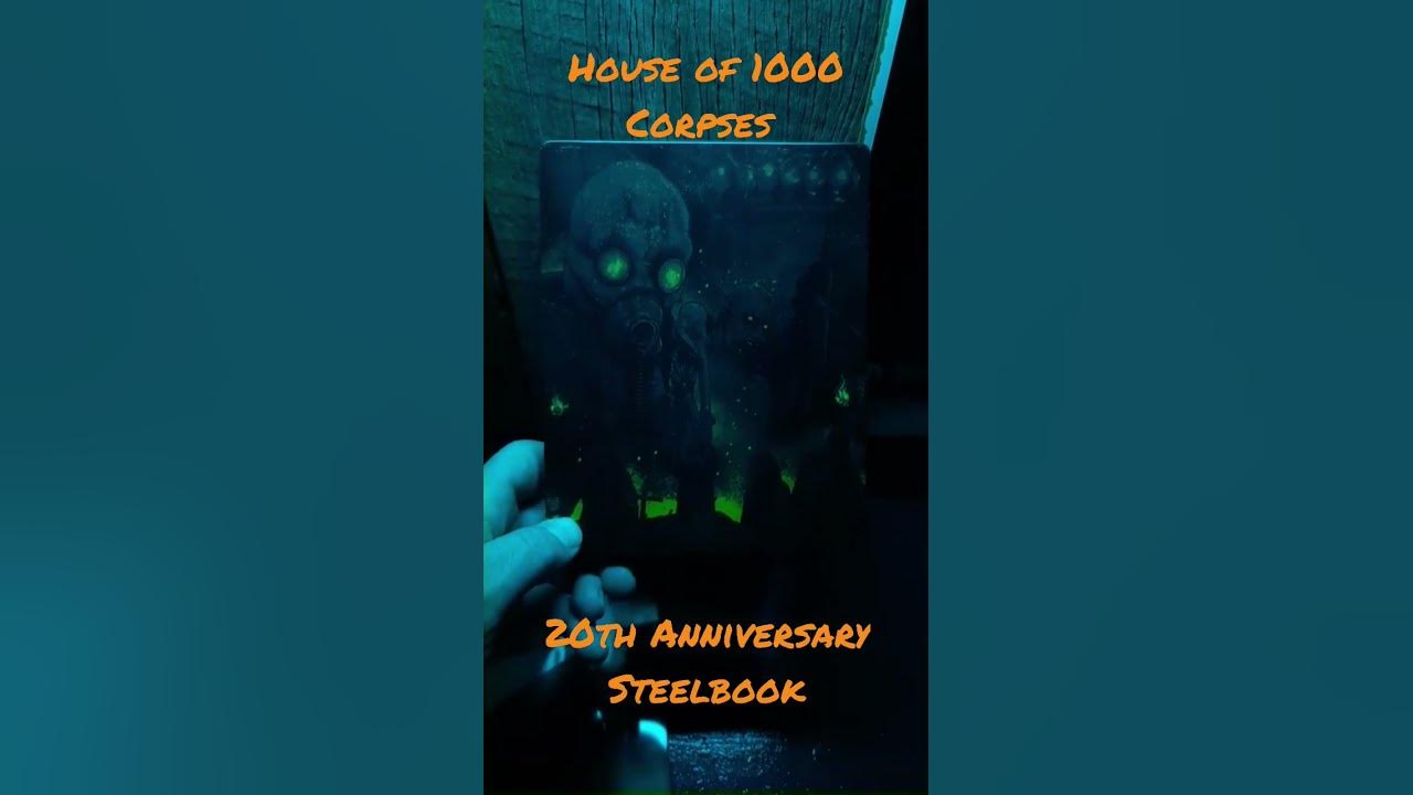 House of 1000 Corpses 20th Anniversary #robzombie #steelbook #steelbookcollector #horrorshorts