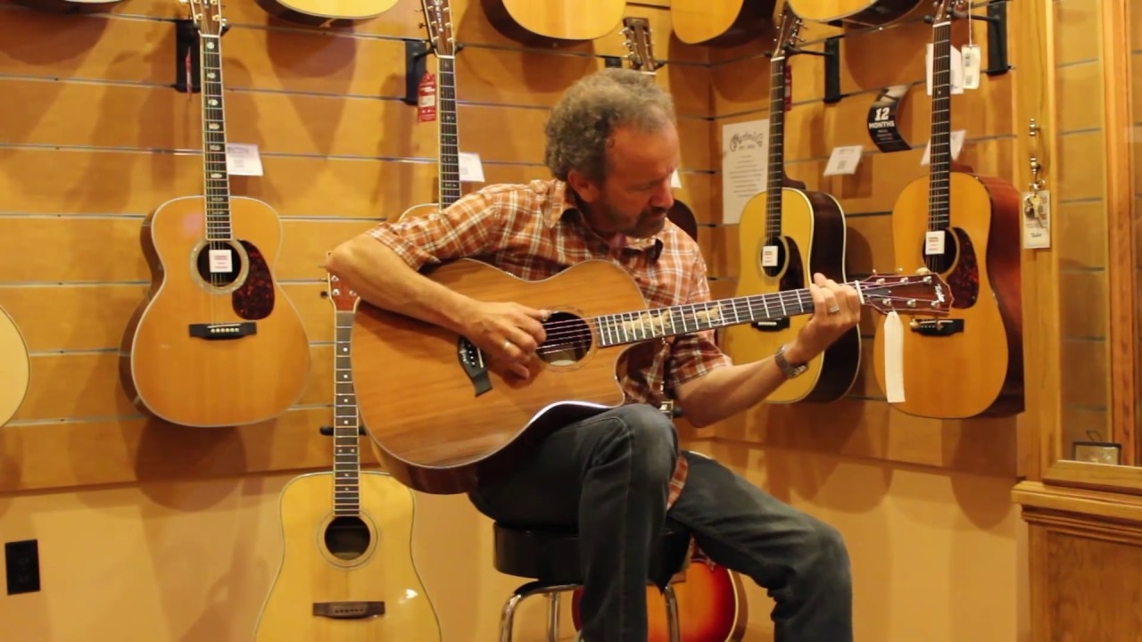 Taylor Custom GA Acoustic Guitar Demo 'Running Horses Inlay'