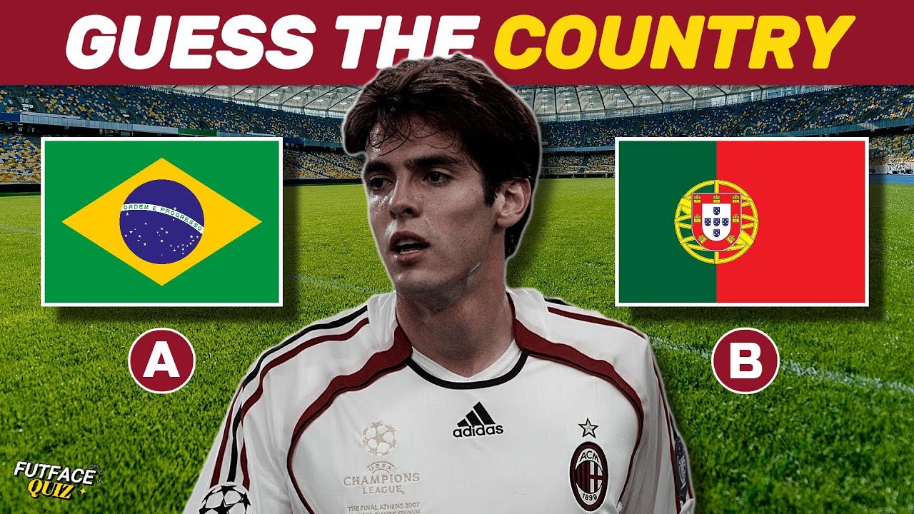 Choose the Correct Flag for Each Player 🌍 | Football Quiz