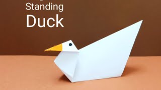 Origami Duck | very simple standing duck | Origami