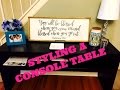 132| Budget Redecorating-Decorating A Console/Entryway Table 132| Budget Redecorating-Decorating A Console/Entryway Table