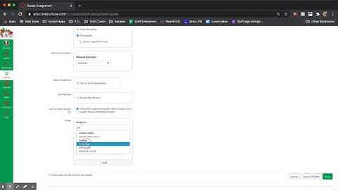 Assigning to Specific Students-Canvas