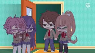 Just Monika GCMV/Song by Random Encounters/⚠️ SLIGHT BLOOD/KNIFE/HANGING/GLITCH⚠️ DDLC