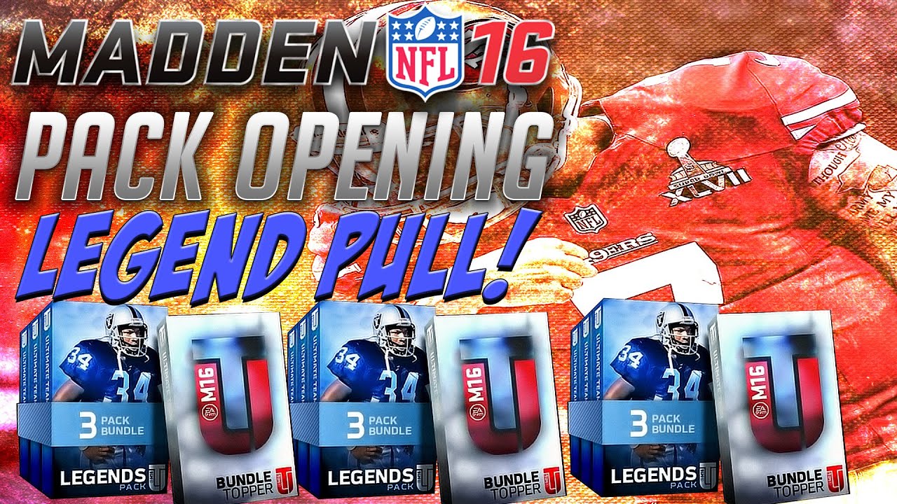 LEGEND PULL!!! FIRE LEGENDS PACK OPENING!!- MADDEN 16 ULTIMATE TEAM PACK OPENING