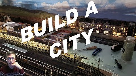 Ballast C Rail en een stad bouwen op mijn digitale Marklin HO Modelbaan