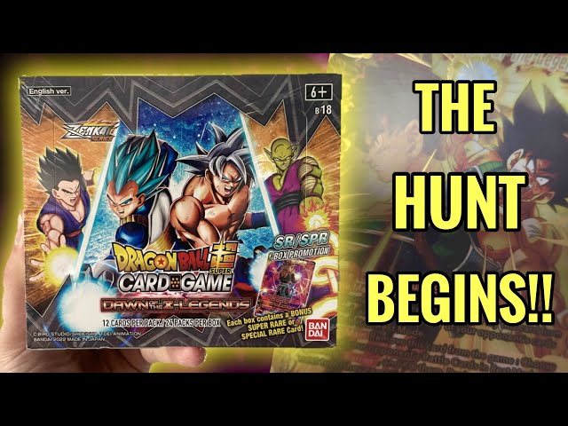 Hunting The New GOD RARE! Dawn Of The Z-Legends Booster Box Opening! (DBS  TCG) - YouTube
