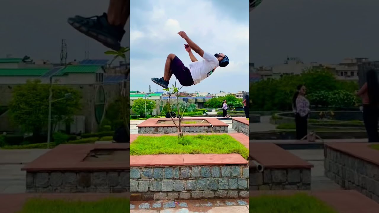 Flip in the public area 🤸‍♀️🔥💪🏻 never stop ✋ unstoppable 💪🏻❤️