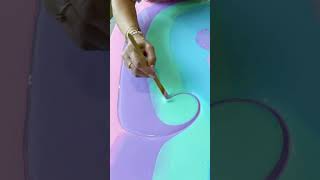 Pastel Rainbow Epoxy Pour 🌈 Design Inspiration