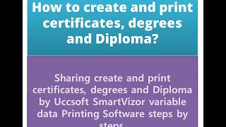 Famous Variable data printing software to finish thousands of certificates in a minute Wealth