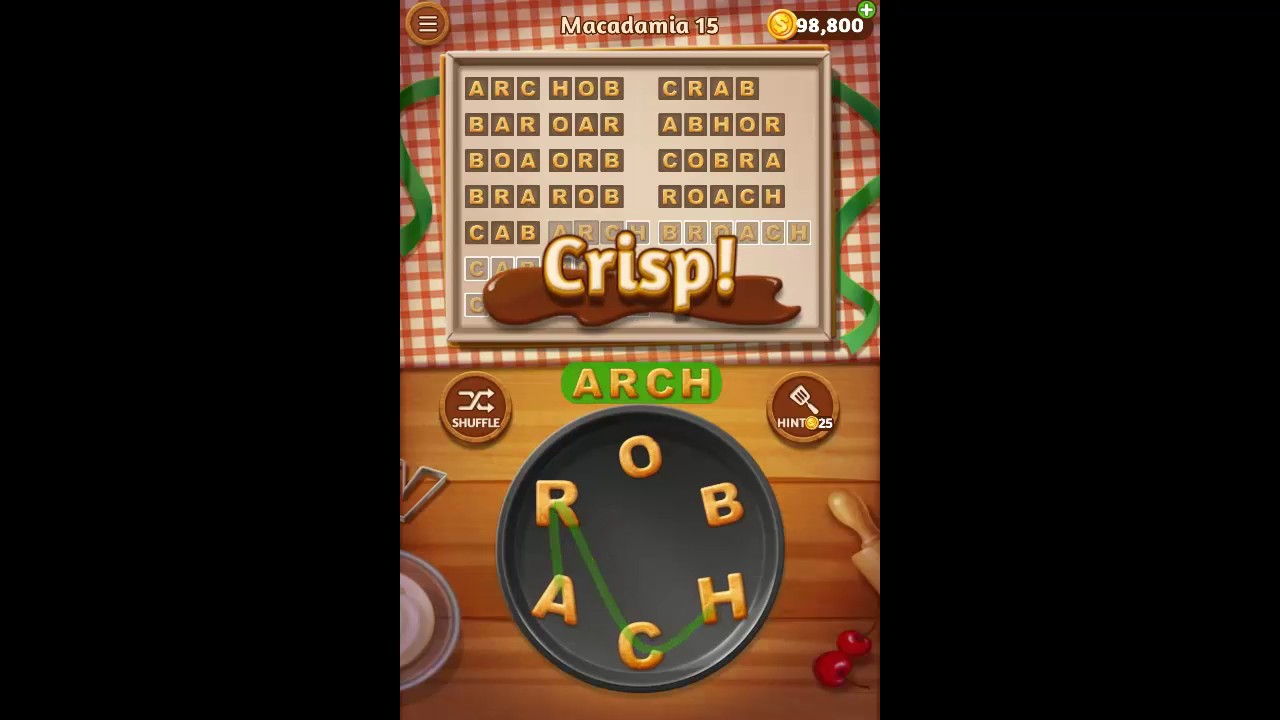 Word Cookies Macadamia Pack Level 15 Answers YouTube