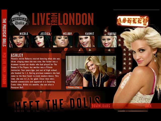 Pussycat Dolls - DVD Flash Mini Site Promo (Live in London 2006