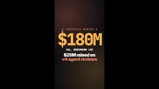 Greptile raised $25M at a $180M valuation, Benchmark led #Shorts