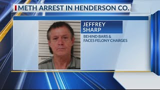 Man arrested in Henderson County after suspected meth found during traffic stop