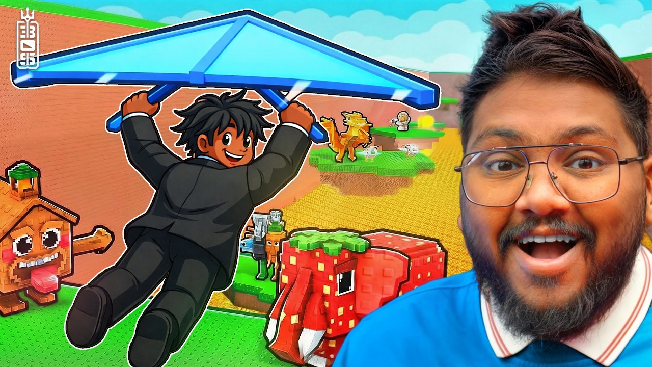 من الصفر إلى الاحتراف بمليار دولار في لعبة ! ✈️🔥  - Glide For Brainrots Robliox