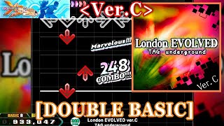 【DDR X3】 London EVOLVED ver.C / TAG underground [DOUBLE BASIC] 譜面確認+Clap