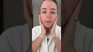 Minha filha narrando minah rotina de skincare