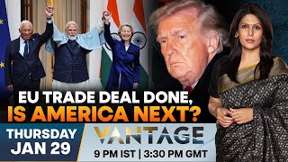 Download Lagu LIVE: After EU Deal, Can India and the US Close a Trade Pact? | Vantage with Palki Sharma | N18G MP3