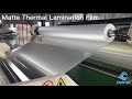Matte thermal lamination film manufacturer