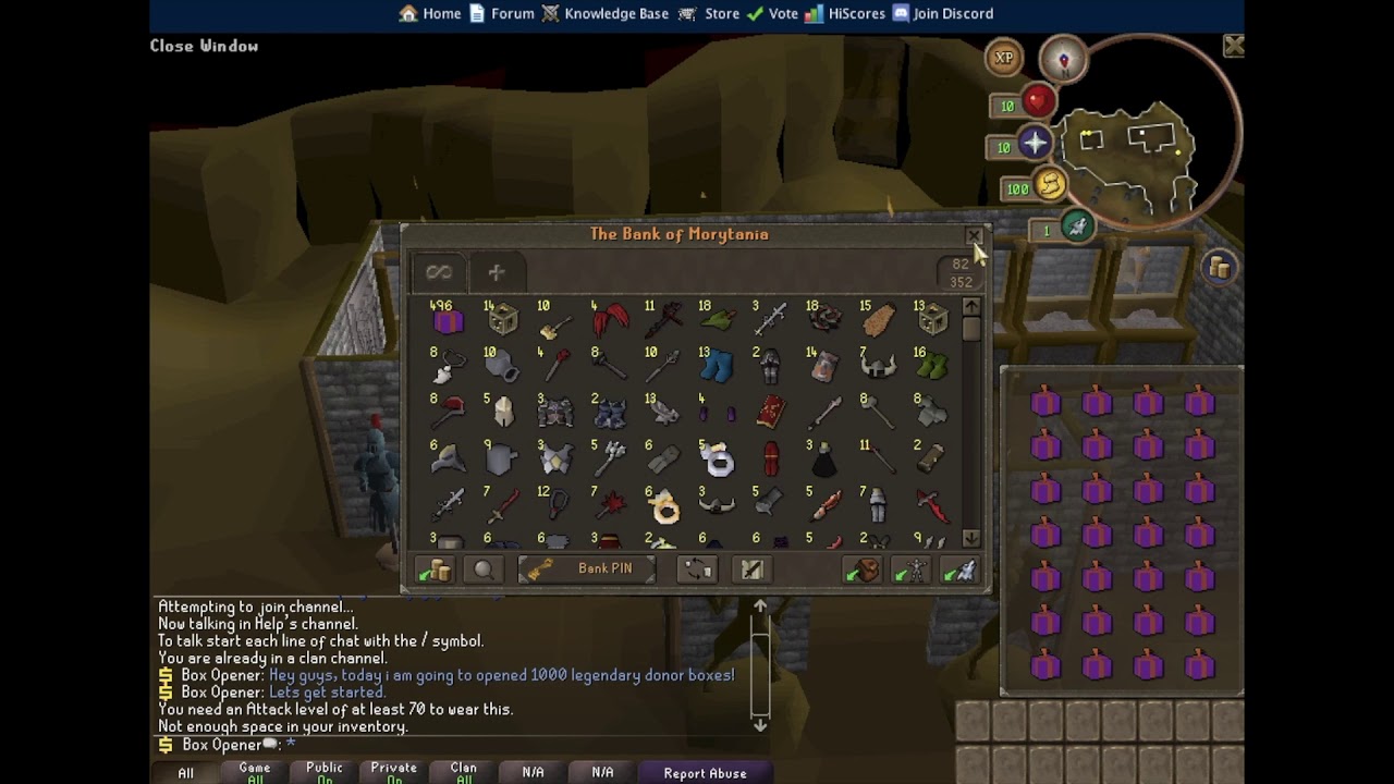 Ascend RSPS Legendary Mystery Boxes