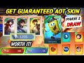 CLAIM TODAY !! GET YOUR GUARANTEED AOT SKIN &amp; SPONGEBOB COLLAB SKIN! - MLBB