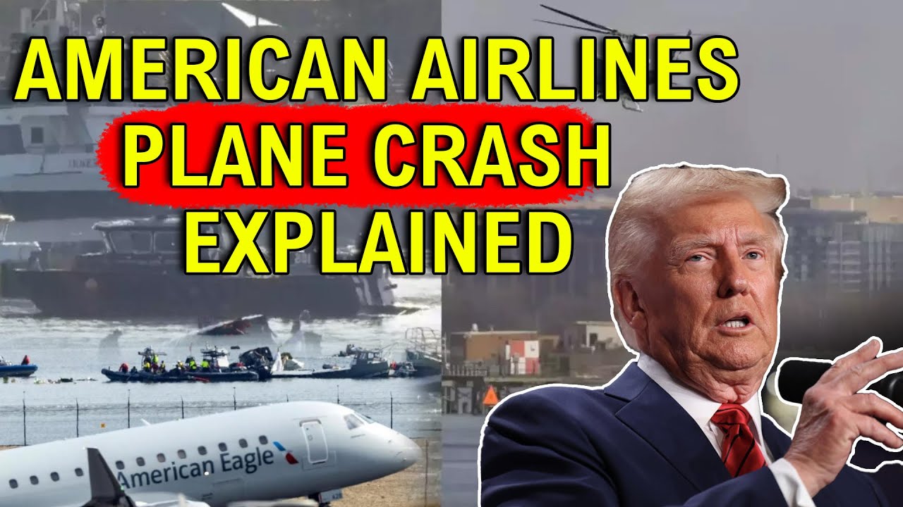 American Airlines Plane Crash Explained | Plane Crash with Black Hawk ...