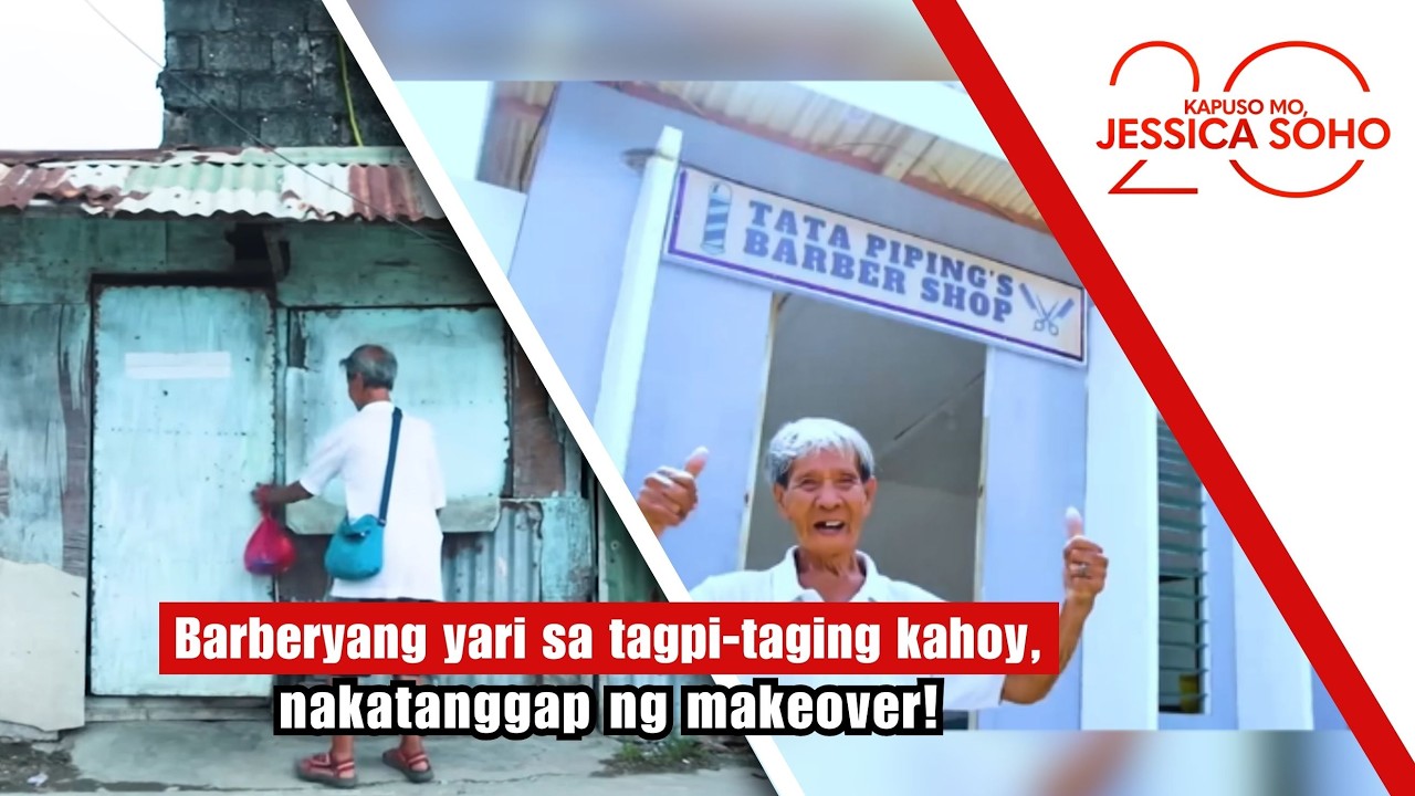 Barberyang yari sa tagpi-taging kahoy, nakatanggap ng makeover! | Kapuso Mo, Jessica Soho
