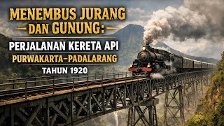 Menembus Jurang dan Gunung: Perjalanan Kereta Api Purwakarta–Padalarang Tahun 1920