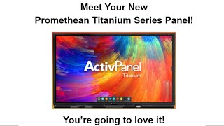 Promethean Panel - Getting Started