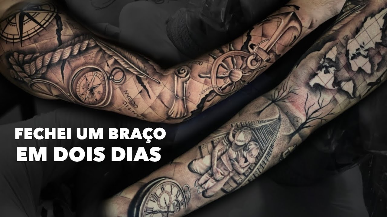 FECHAMENTO DE BRAÇO COMPLETO - SÓ PARAMOS PARA DORMIR - DIÁRIO DE UM ...