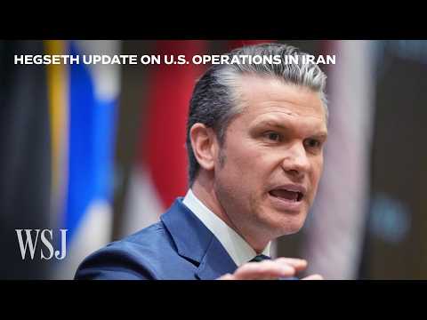 Hegseth and Caine Full Presser: ‘We Will Not Relent’ Until Iran Is Defeated | WSJ