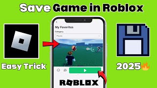 ✅ How to Save Game in Roblox 2025 (New Update) screenshot 2