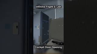 Infinite Flight 22.7 E-Jet Cockpit Door Opens! 👀 #infiniteflight #shorts #avgeek screenshot 2