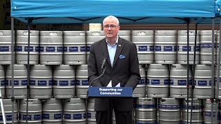 Announcing $100 million in funding to keep our economic recovery moving. WATCH LIVE: