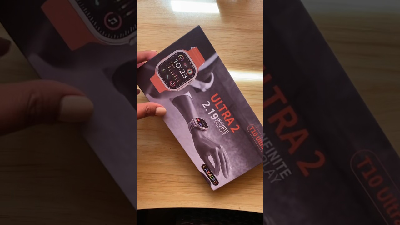 T10 Ultra 2 Smartwatch (Black) Unboxing