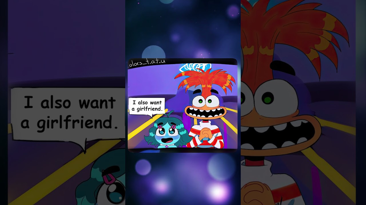 She's Not My Girlfriend 😱  | Joy x Disgust | Inside Out 2 Comic