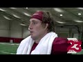 Bray Hubbard meets with the media 8-26-25