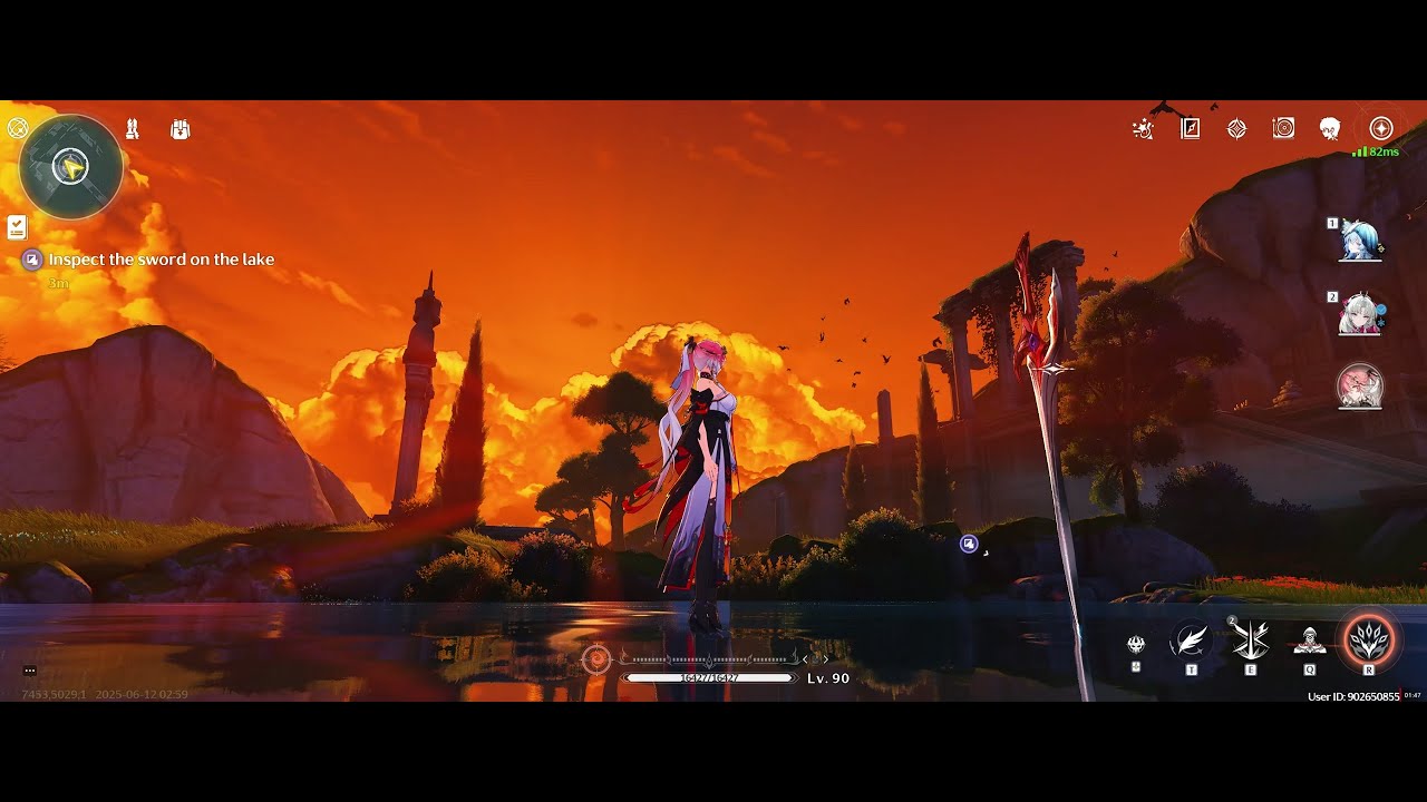 Wuthering Waves Silver Moon Grove Knight of Crimson Moon Boss + 100% Clear Activities Gameplay 2025