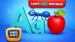 ABC Phonics Song 3D |A for Airplane, B forBus | Learn Alphabet with TWO Words!