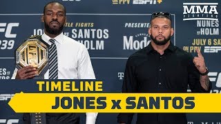 Ufc 239 Timeline Jon Jones Vs. Thiago Santos - Mma Fighting