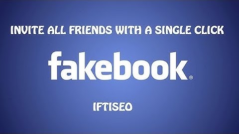 How to Invite All Friends to Like Facebook Page by One Code | 2016-2017