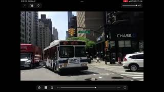 MTA BUS: Retired Orion Vii OG [6752] M57 Bus @ 1st Avenue & East 57th Street (READ DESCRIPTION)
