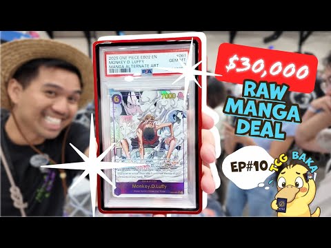 $30,000 RAW OPTCG MANGA DEAL & MANGA SALES | OC Card Show | One Piece TCG Vendor POV | EP 10