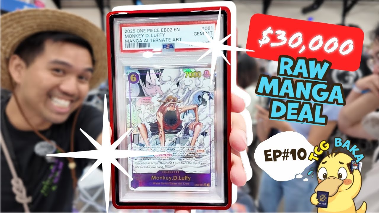 $30,000 RAW OPTCG MANGA DEAL & MANGA SALES | OC Card Show | One Piece TCG Vendor POV | EP 10
