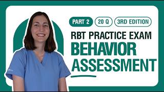 RBT Exam Practice Questions 2026 | Behavior Assessment | Answers Explained [Part 2]