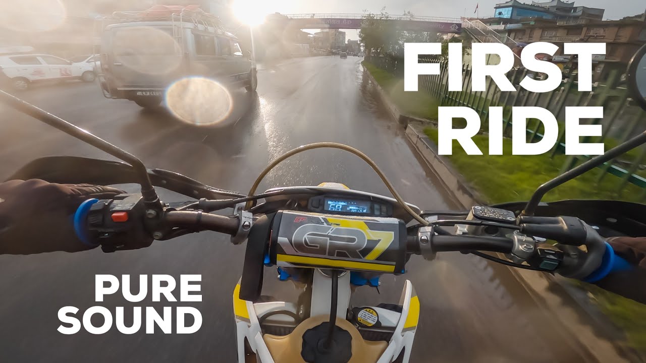CrossFire GR7 Pure Sound | First Ride | RAW Onboard | POV | Bikerz Beast